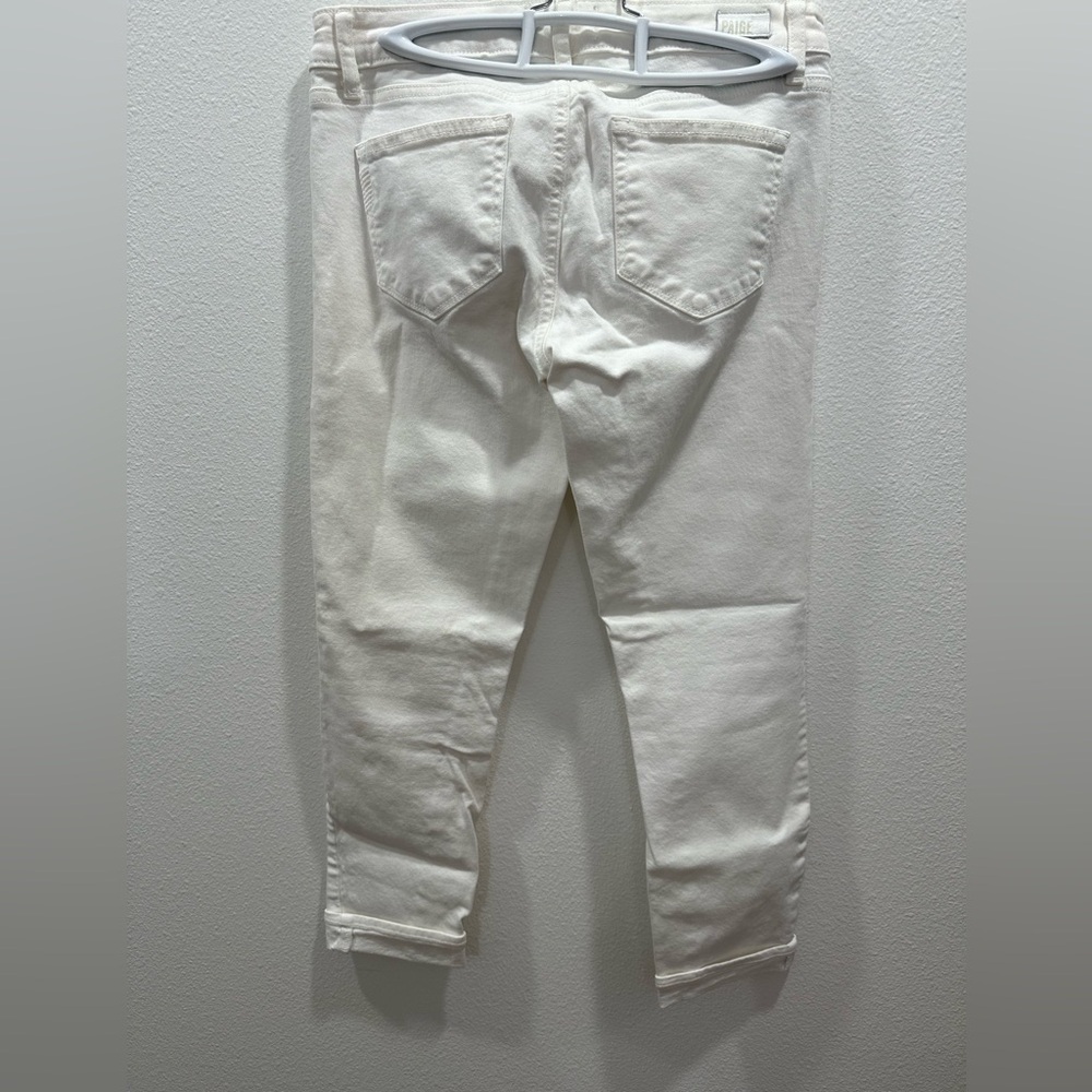 Paige Denim white Kylie crop jeans white size 27 - Picture 5 of 5